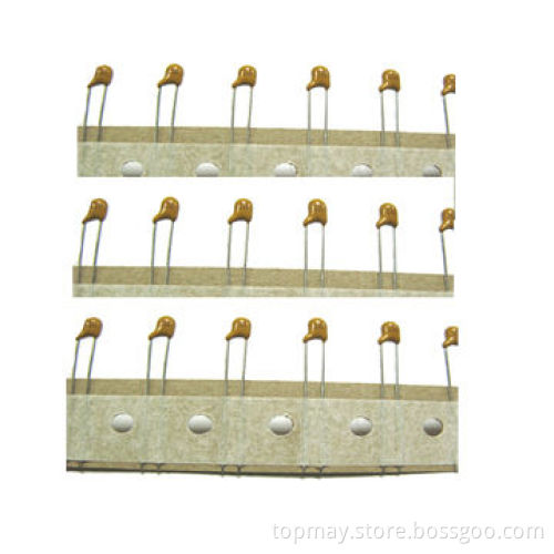 Multilayer Ceramic Capacitors with 100V/DC Rated Voltage and 0R5 to 104 Capacitance RangeNew